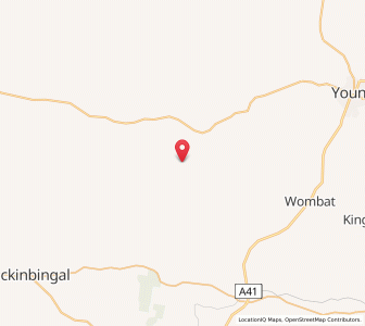 Map of Rothesay, New South Wales