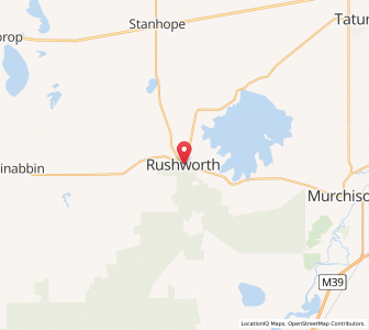 Map of Rushworth, VictoriaVictoria