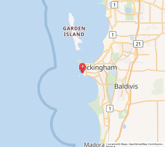 Map of Safety Bay, Western Australia