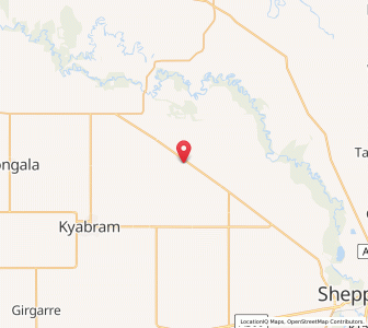 Map of Saint Germains, VictoriaVictoria