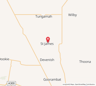 Map of Saint James, VictoriaVictoria