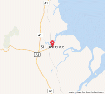 Map of Saint Lawrence, Queensland