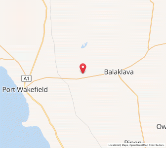 Map of Saints, South Australia