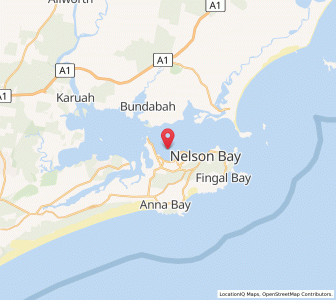 Map of Salamander Bay, New South Wales