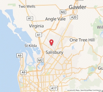 Map of Salisbury North, South Australia