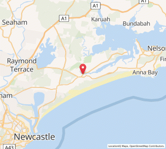 Map of Salt Ash, New South Wales