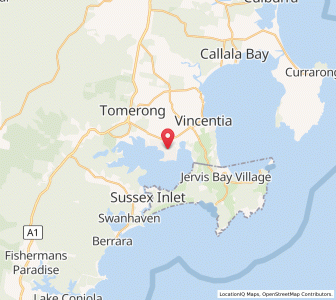 Map of Sanctuary Point, New South Wales