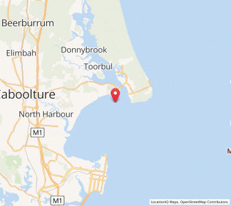 Map of Sandstone Point, Queensland