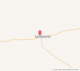 Map of Sandstone, Western Australia