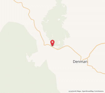 Map of Sandy Hollow, New South Wales