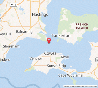 Map of Sandy Point, VictoriaVictoria