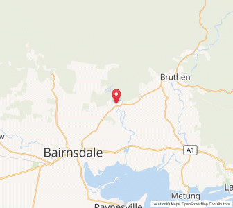 Map of Sarsfield, VictoriaVictoria