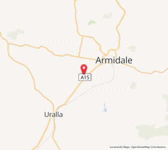 Map of Saumarez, New South Wales