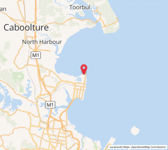 Map of Scarborough, Queensland