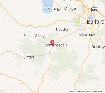 Map of Scarsdale, VictoriaVictoria