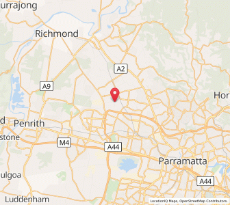 Map of Schofields, New South Wales
