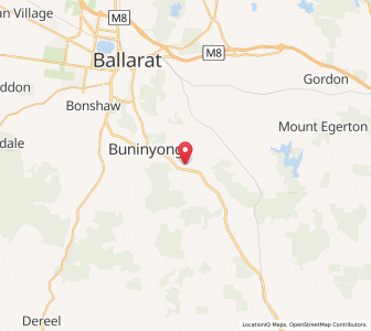 Map of Scotsburn, VictoriaVictoria