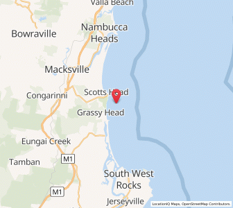 Map of Scotts Head, New South Wales