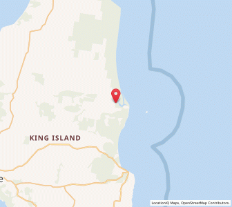 Map of Sea Elephant, TasmaniaTasmania