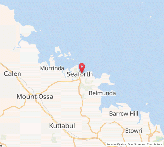 Map of Seaforth, Queensland