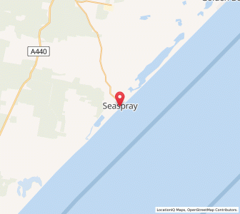 Map of Seaspray, VictoriaVictoria