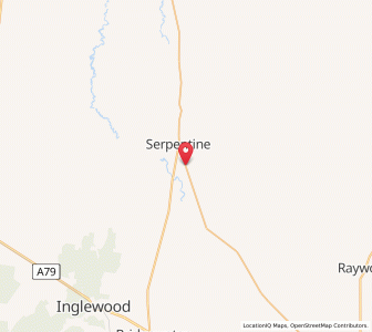 Map of Serpentine, VictoriaVictoria