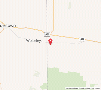 Map of Serviceton, VictoriaVictoria