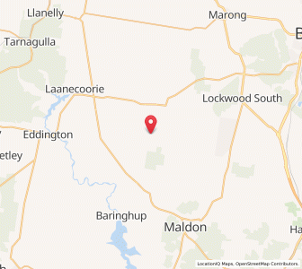 Map of Shelbourne, VictoriaVictoria