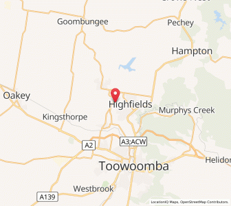 Map of Shirley, Queensland