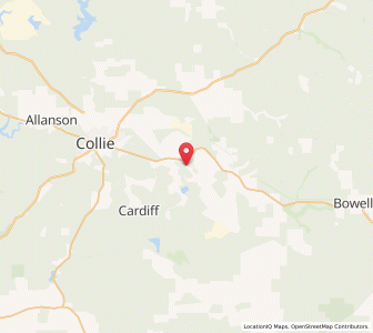 Map of Shotts, Western Australia