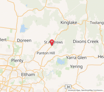 Map of Smith Gully Road, VictoriaVictoria