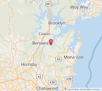 Map of Smiths Creek, New South Wales