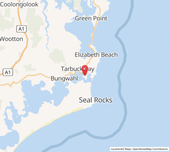 Map of Smiths Lake, New South Wales