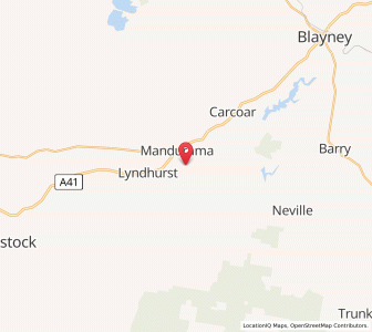 Map of Somers, New South Wales