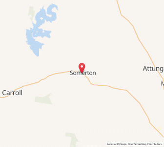 Map of Somerton, New South Wales