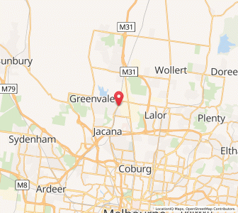 Map of Somerton, VictoriaVictoria