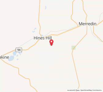 Map of South Burracoppin, Western Australia