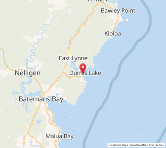 Map of South Durras, New South Wales