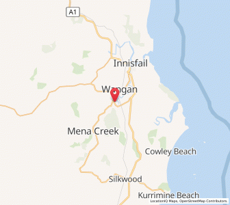 Map of South Johnstone, Queensland