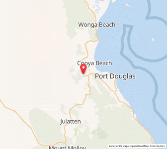 Map of South Mossman, Queensland