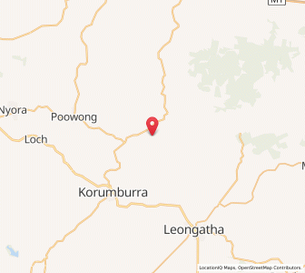 Map of South Strezlecki, VictoriaVictoria