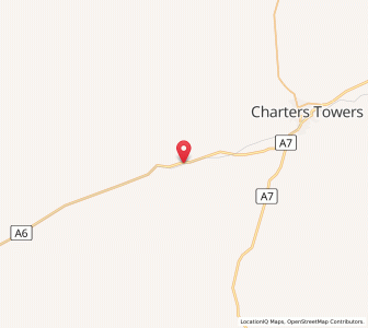 Map of Southern Cross, Queensland