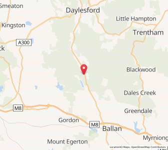 Map of Spargo Creek, VictoriaVictoria