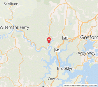 Map of Spencer, New South Wales