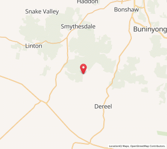 Map of Staffordshire Reef, VictoriaVictoria