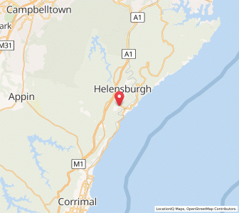 Map of Stanwell Tops, New South Wales