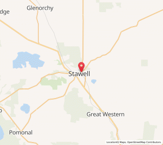 Map of Stawell, VictoriaVictoria