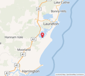 Map of Stewarts River, New South Wales