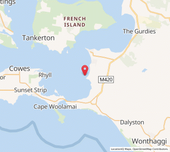 Map of Stony Point, VictoriaVictoria