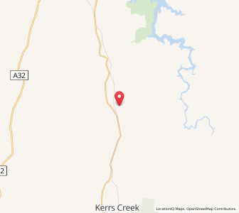 Map of Store Creek, New South Wales